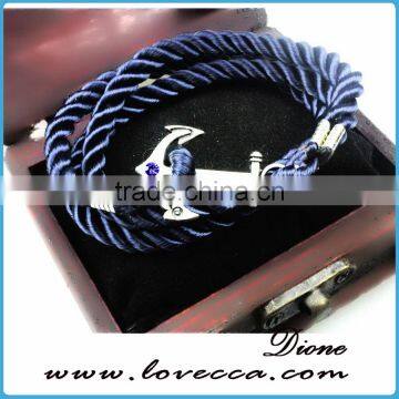 Fashion Beautiful Cute Anchor Bracelets for Men photo-4