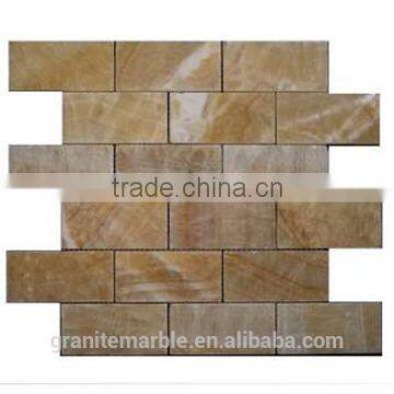 High Quality Brown Onyx Mosaic Tiles For Bathroom/Flooring/Wall Etc & Mosaic Tiles On Sale With Low Price photo-3