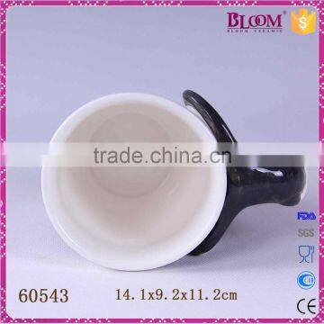 Unique White Ceramic Elephant Desgin Animal Mug photo-5