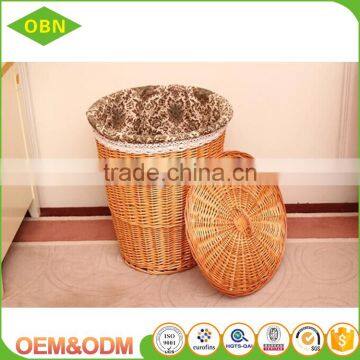 Hot sell corner novelty laundry hamper with lid