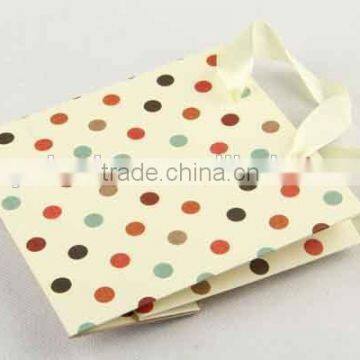 Shopping Paper Bag With Heart Pattern/Printed Foldable Gift Bag photo-4