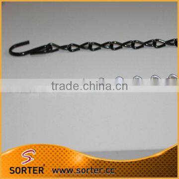 2mm electric galvanized single jack chain