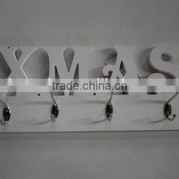 With Hooks Wood Wall Mounted Shelving photo-4