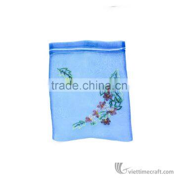 Embroidery Drawstring Bag, Use for Containing Underwear or Stuff, Handmade in Vietnam photo-2