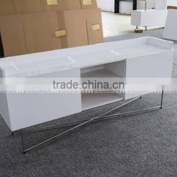 5 Layer White High Gloss Painting Modern Simple Dining Storage N-6338 photo-2