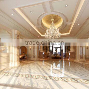 Neo Classical French Style 3d Interior Design for Living Room and Staircase of Villa BF11-08283f photo-5