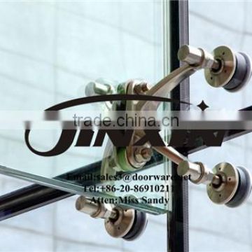 Stainless Steel Four Arms Curtain Wall Glass Spider With Fin