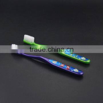 FDA Soft Bristle Kid Toothbrush Flat Handle Toothbrush For Baby Teeth Care At Home photo-2