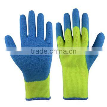 Palm coated latex thermal liner winter cheap safety work gloves