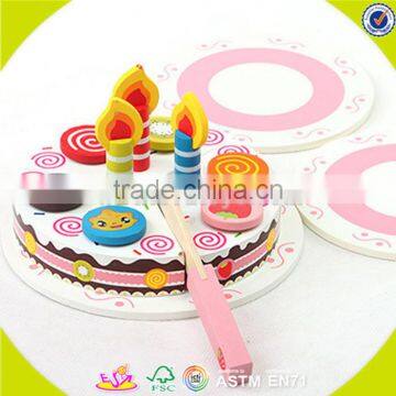 Wholesale Baby Wooden Cutting Cake Toy, Creative Kids Wooden Cutting Birthday Cake Toy, Funny Wooden Cutting Cake Toy W10B096 photo-2