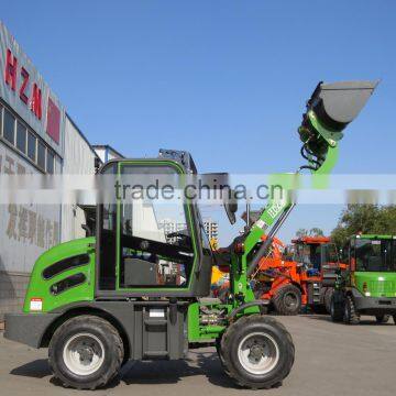 2015 hot 0.8t mini payloader HZM 908 with CE