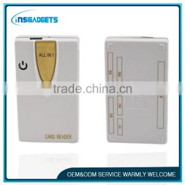 USB 2.0 card reader-can read and write CF/XD/SD/MMC/MS/T-Flash card