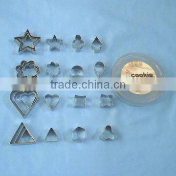 Set of 24 pcs Stainless Steel Cookie Cutter