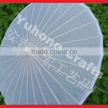 White Color Silk Wedding Parasol photo-2