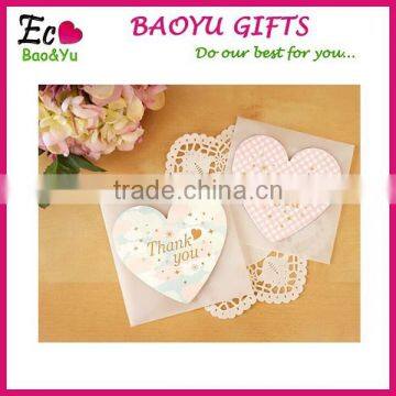 Heart Shape Folded Paper Greeting Card Handmade Valentine's Day Cards Handmade Decoration Greeting Card