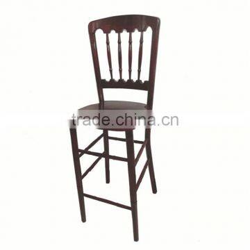 China Factory Wood Bar Stool High Chair Modern Bar Chair photo-5