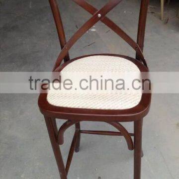 cross back wood chair seat replacement dining chair