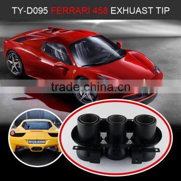 Auto Tuning Stainless Steel Sportycar Exhaust Tips for Ferrari 458 Carbon Fiber photo-3