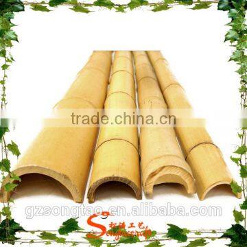 2015 New Sale in Natural Hotal High Quality Large Yellow Artifical Bamboo Poles photo-3