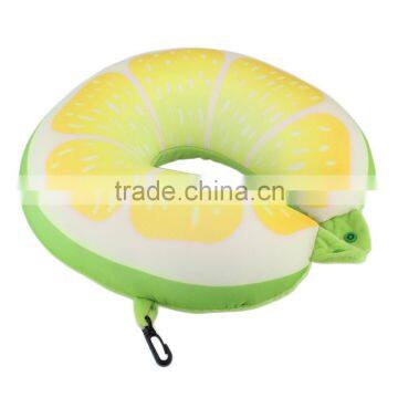 Fruit U Shaped Pillow Cushion Nanoparticles Neck Pillow Car Travel Pillow photo-4