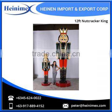 12ft Fiberglass Nutcracker King - Christmas Decoration Supplies photo-4