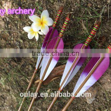 Fancy Bamboo Arrows With Colorful Bowstrings photo-2