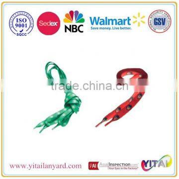 China made colorful custom printed shoelaces