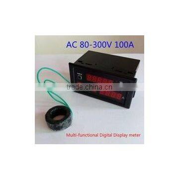 AC 80-300V 100A Multi-functional Digital Display meter DL69-2048