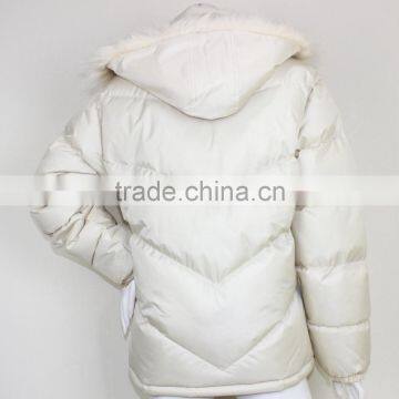 Western Wear For Women Beige White Warm Jackets And Coats photo-5
