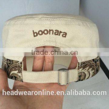 Hot Horn Embroidery Military Caps and Flat Caps With Dongguan Factory photo-5