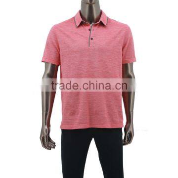 2017 New Men's Polo Shirt With High Quality Hemp Fabric Cheap Wholesale