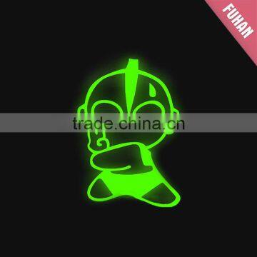 High Quality Cute Logo Luminous Coating Heat Transfer Label photo-3