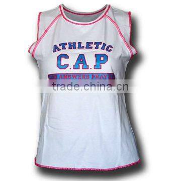 100% polyester moisture wicking, cool dry mesh printed tank top