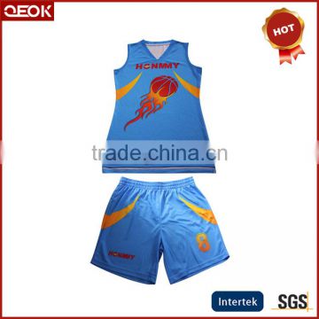 Blank Mesh Basketball Jersey Basketball Team Uniform digital print basketball uniforms