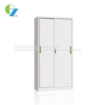 Modern design ​sliding door steel cupboard with adjustable shelves