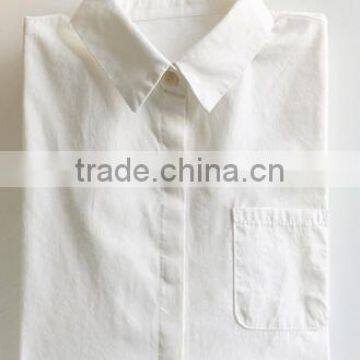 Lady's Slub Cotton Long Sleeve Polo Shirt Long Polo