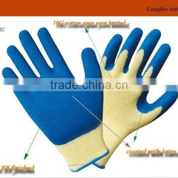 CE manufacturer latex safety gloves