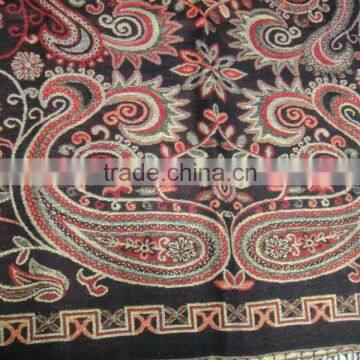 2017 Fashion New Popular Russian Ladies Jacquard Viscose Paisley Floral Hot Shawl photo-2