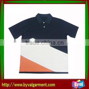 Mens New design Dry Fit Two contrast Color Design Men's Quick Dry Polo Tshirts