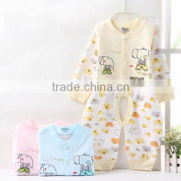 2017 Breathable cheap baby romper with split pants newborn sleepwear wholesale