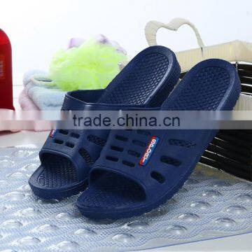Zm40325b High Quality Home Soft Pure Color Men Summer Slippers
