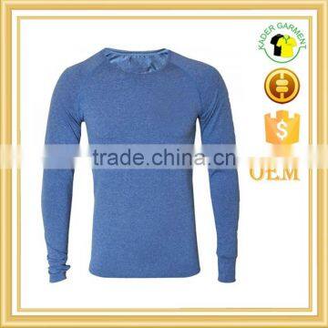 long sleeve t shirt with Thumb holes, workout t shirt for man