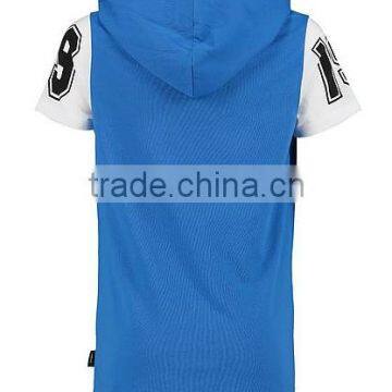 100% Cotton Short Sleeves Pullover Hoodie For Man photo-2