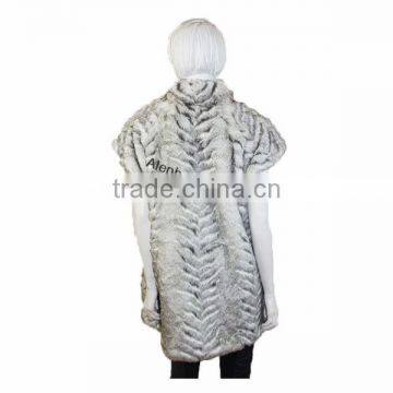 Long Mink Fur Coat Women Sleeveless Coats New Fashion Ladies Fur Jacket photo-4