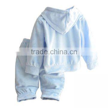 Cheap Cotton Polyester High Quality Casual Girl Clothes Sets Sweet Kids Clothes Children Velvet Clothing photo-5