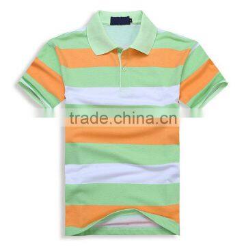 yarn dyed cotton polo shirt for man