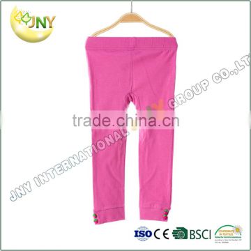 2016 fashionable style pink baby trousers