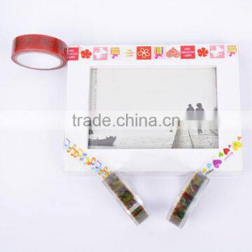 1.5*10m Pattern Waterproof Adhesive Washi Masking Tape for Office Decor . photo-5