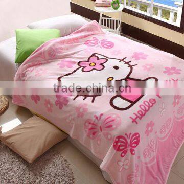 Multi Function Fashion Printed Fleece Blankets For Girl Child