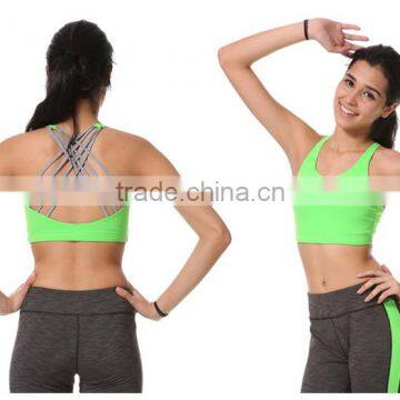 Beautiful Fluorescence Slim Fitness Yoga Clothes 88% Polyester + 15% Spandex Fitness Sportwear Yoga Suit in Guangzhou photo-6